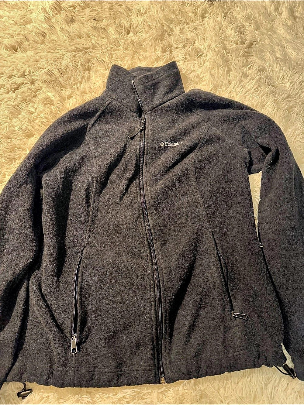 Columbia Women's Benton Springs Full-Zip Fleece Jacket Black Large